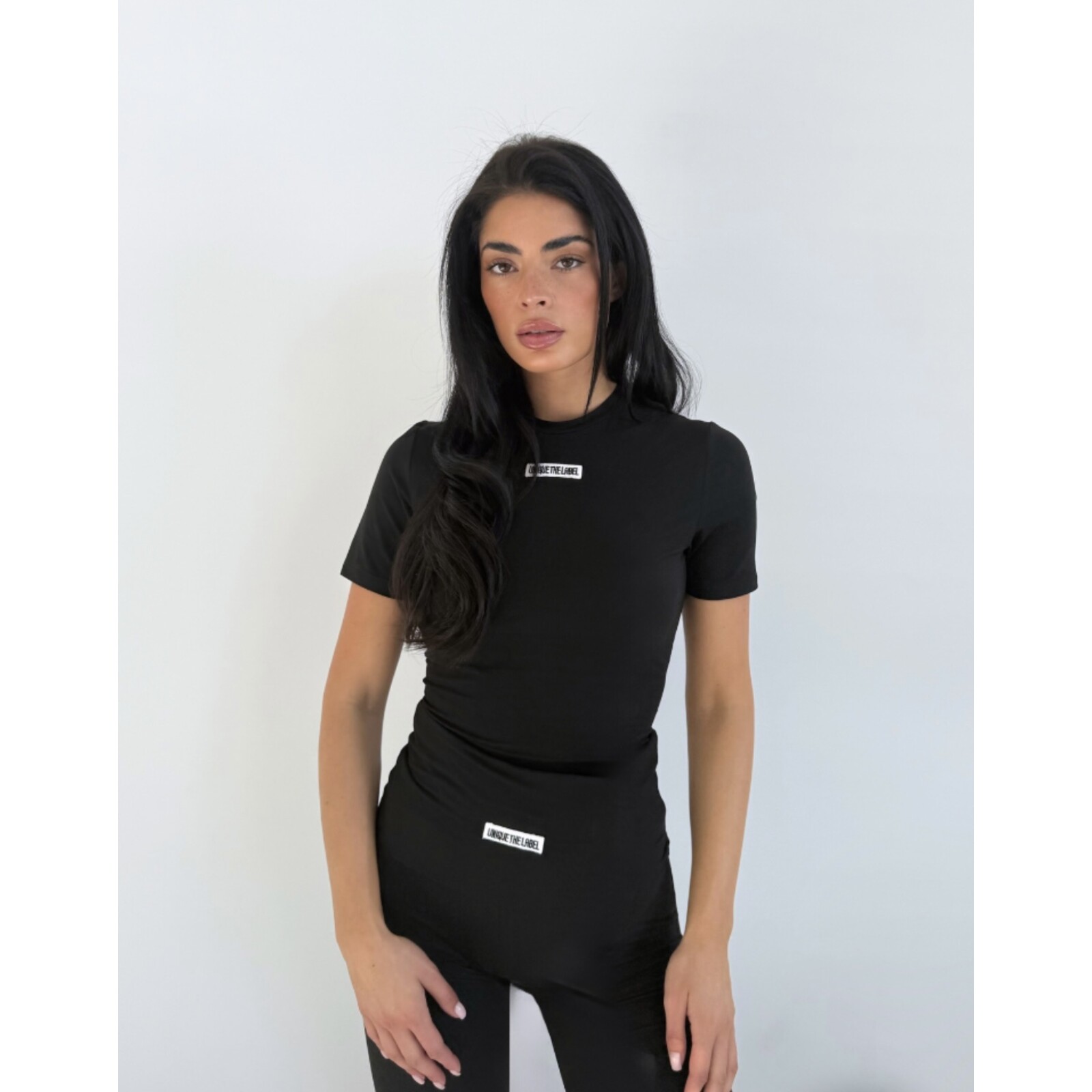 Unique The Label Nena Short Sleeve top black