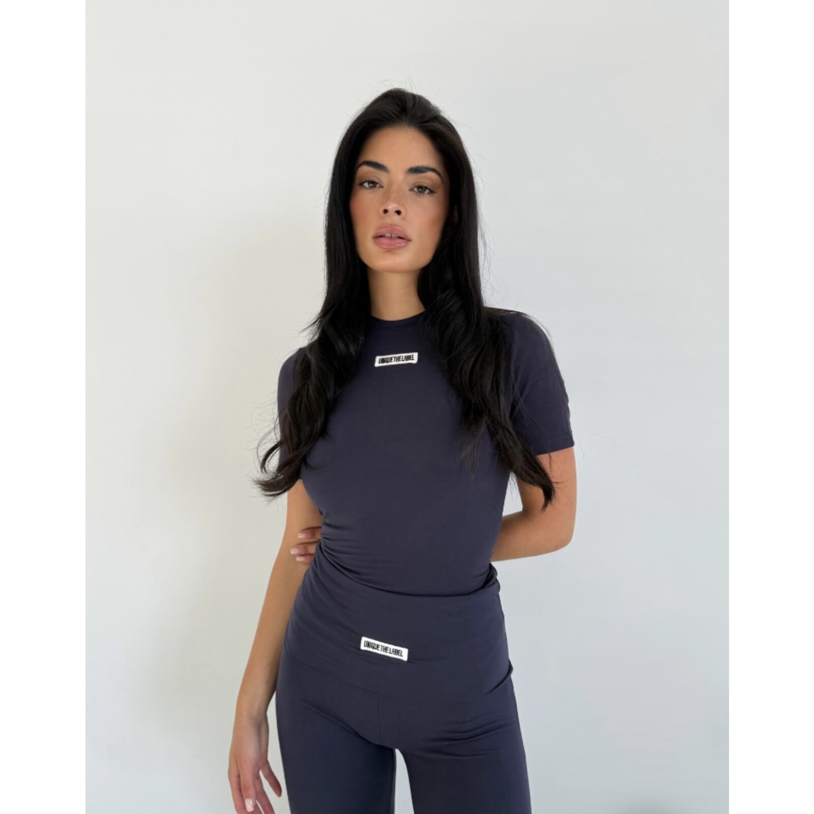 Unique The Label Nena Short sleeve top deep dark navy