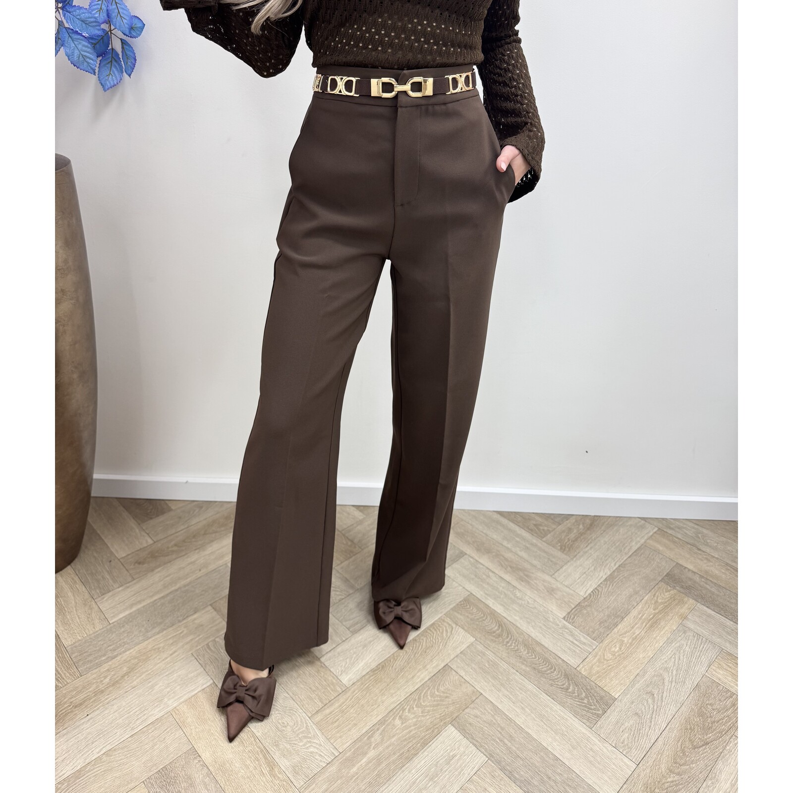 Pants Eve Luxury P934 Choco