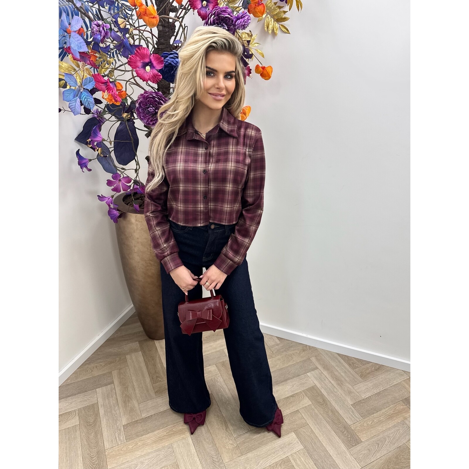 Blouse Sunny Ruit Bordeaux