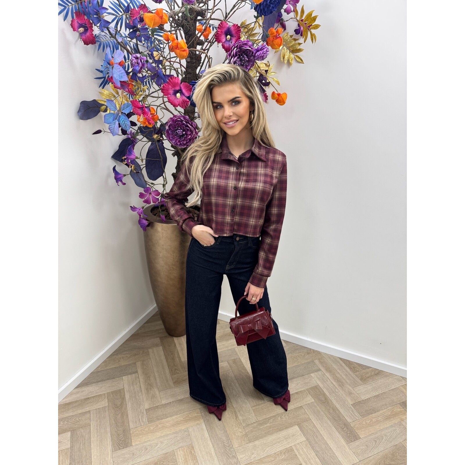 Blouse Sunny Ruit Bordeaux