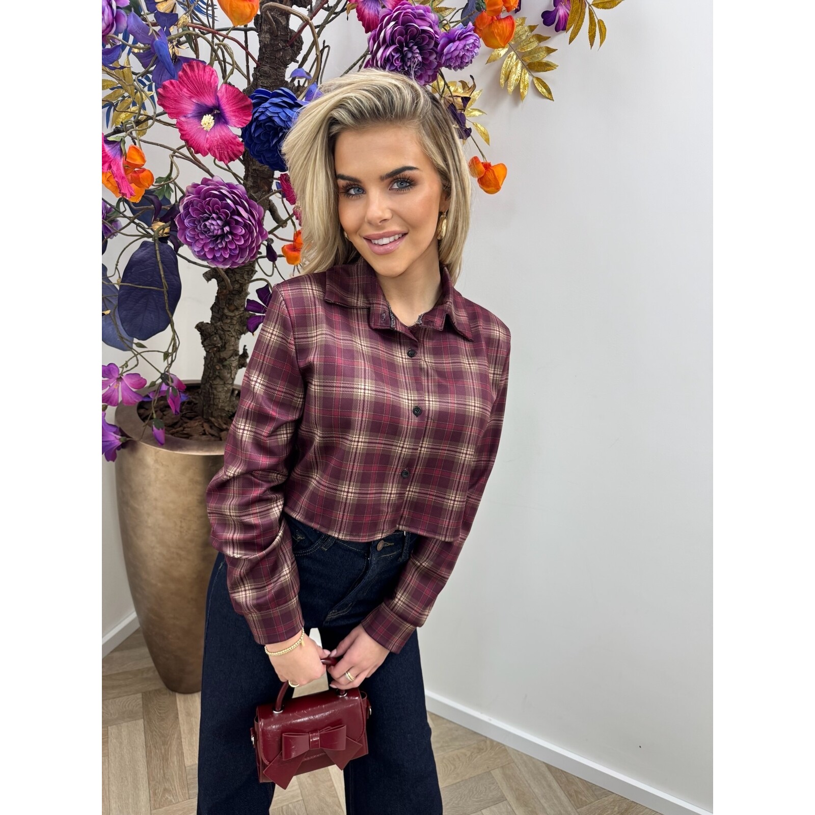 Blouse Sunny Ruit Bordeaux