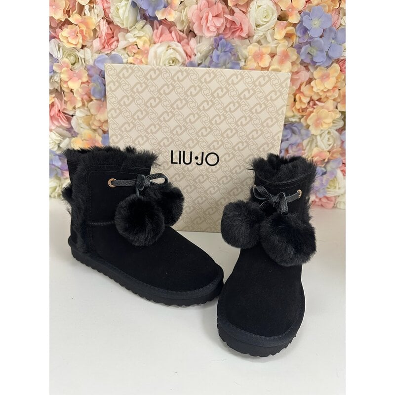 Ankle Boots Jill Pompom Black Liu Jo 1840