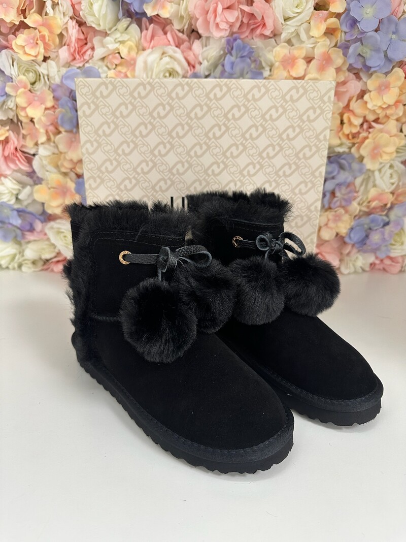 Ankle Boots Jill Pompom Black Liu Jo 1840