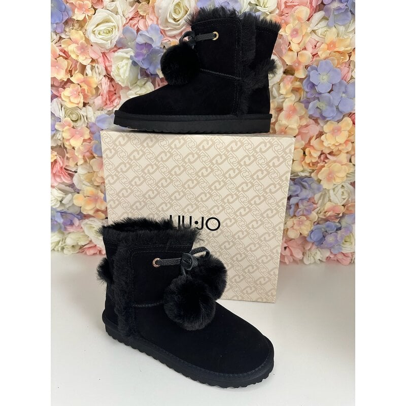 Ankle Boots Jill Pompom Black Liu Jo 1840