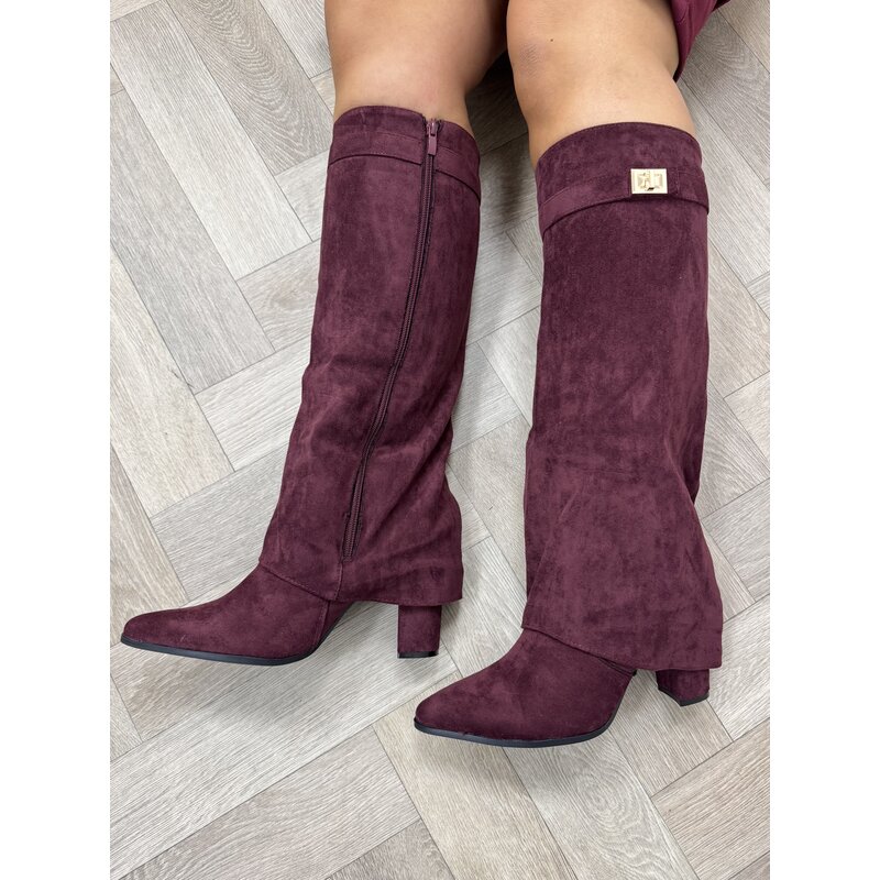 Laars  Jill Suede Wine DES8063S