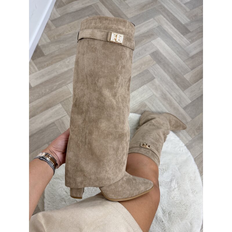 Laars  Jill Suede Khaki DES8063S