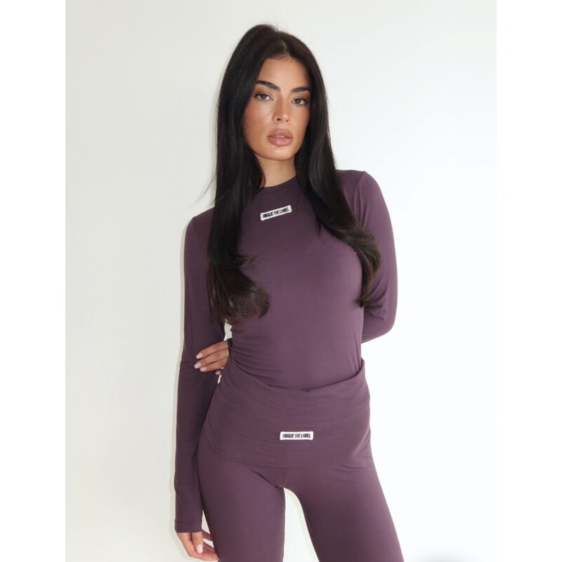 Nena Top Long sleeve Deep Berry