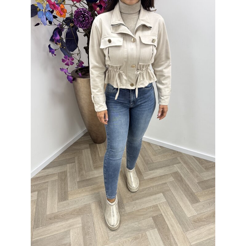 Jacket Suede Lindsay Beige