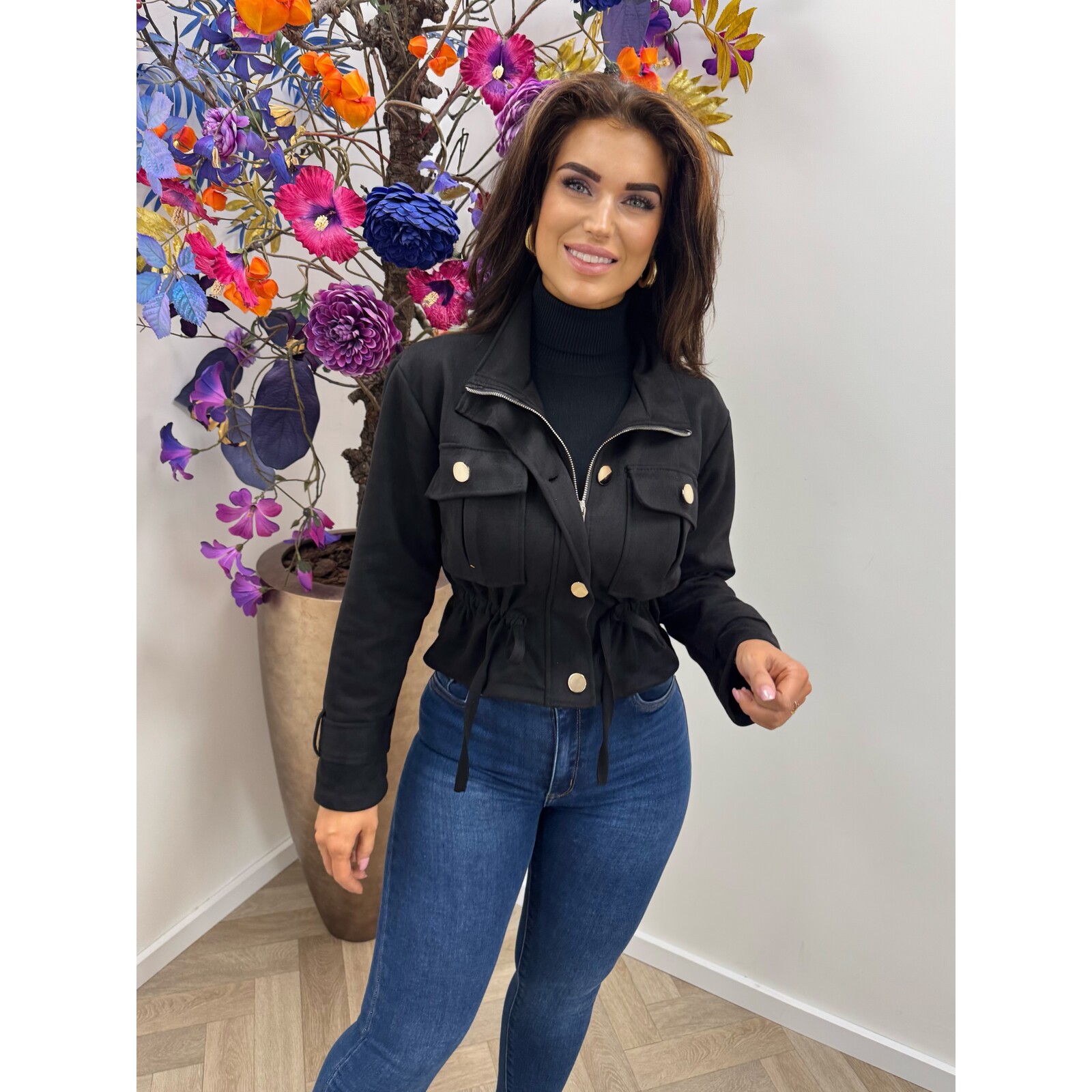 Jacket Suede Lindsay Black