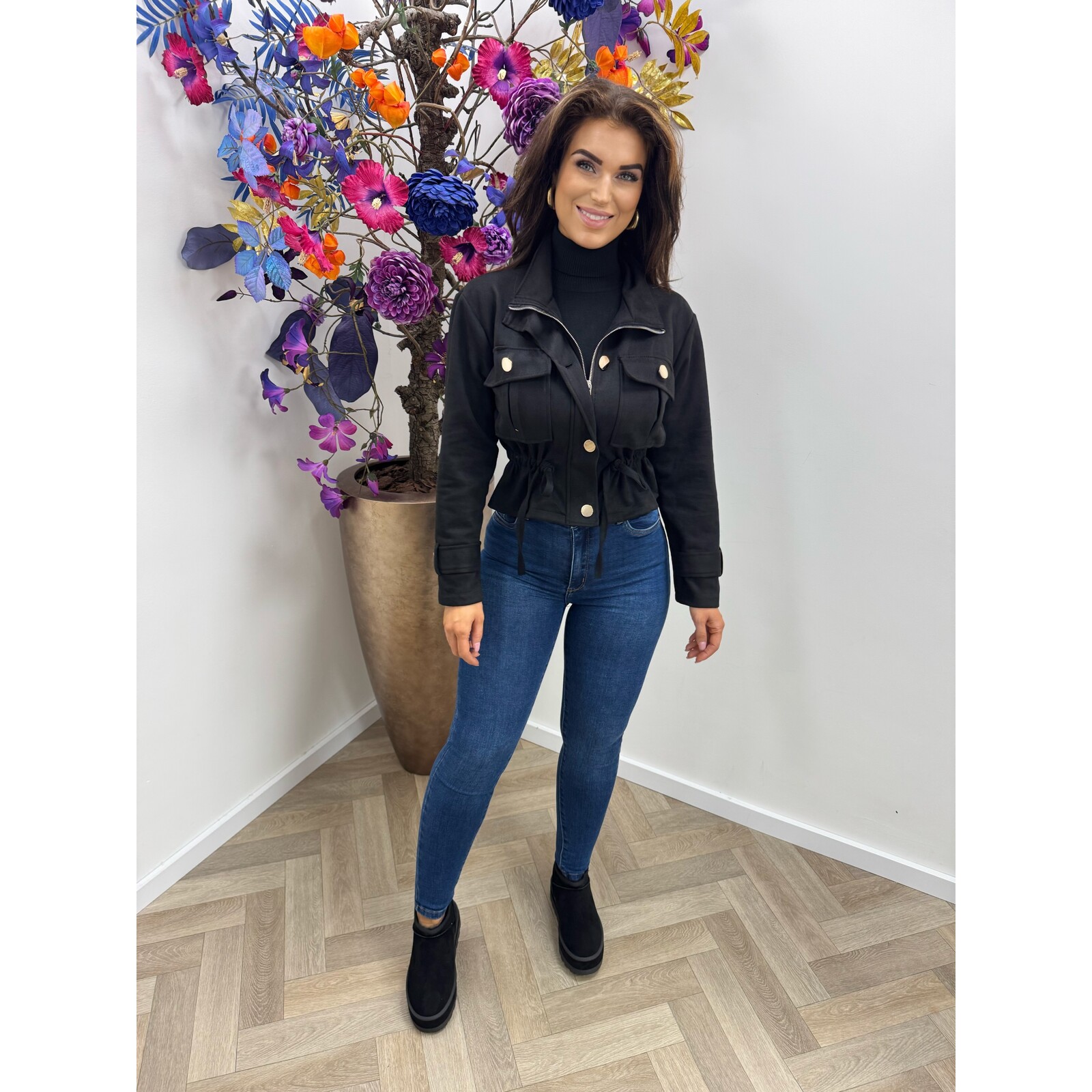 Jacket Suede Lindsay Black