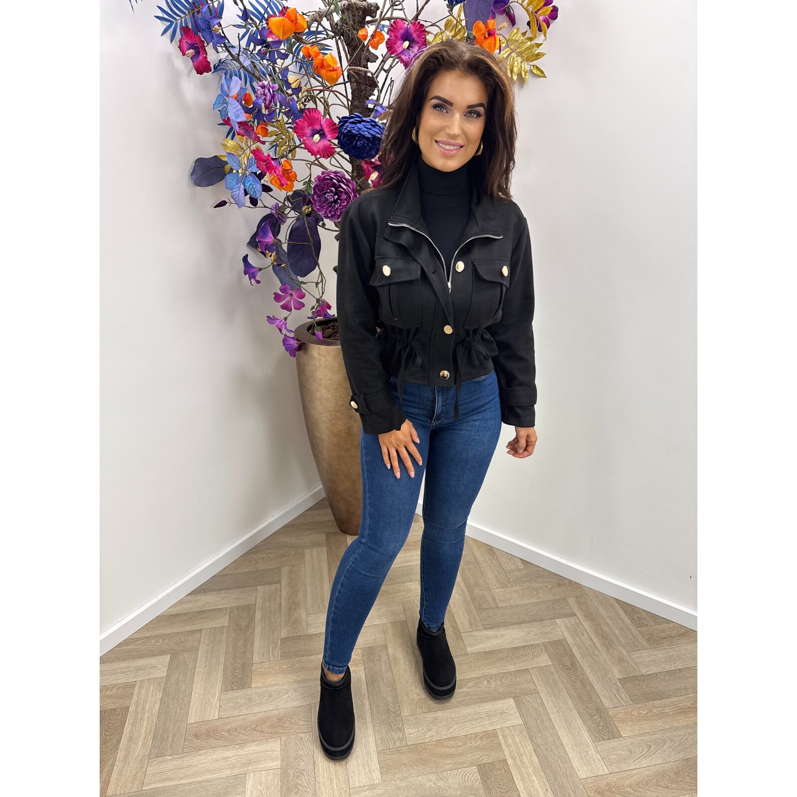 Jacket Suede Lindsay Black