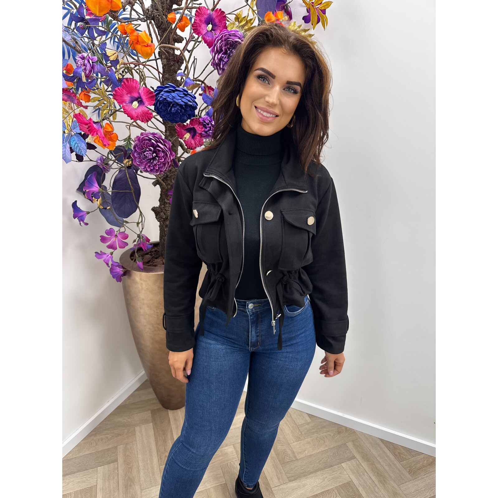 Jacket Suede Lindsay Black