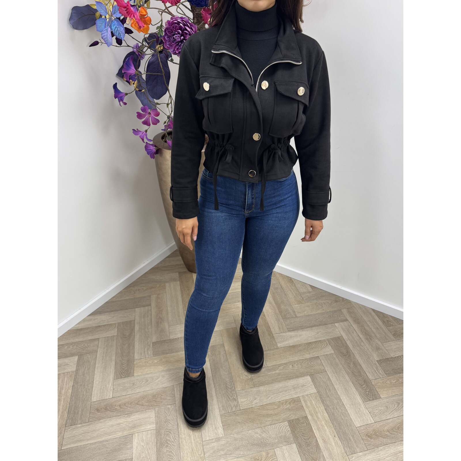 Jacket Suede Lindsay Black