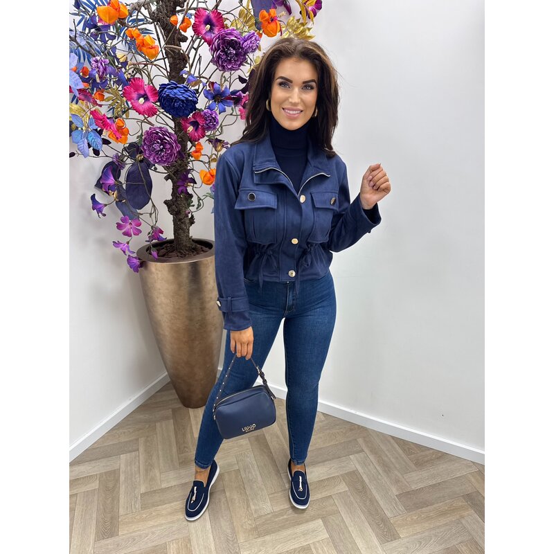 Jacket Suede Lindsay Navy