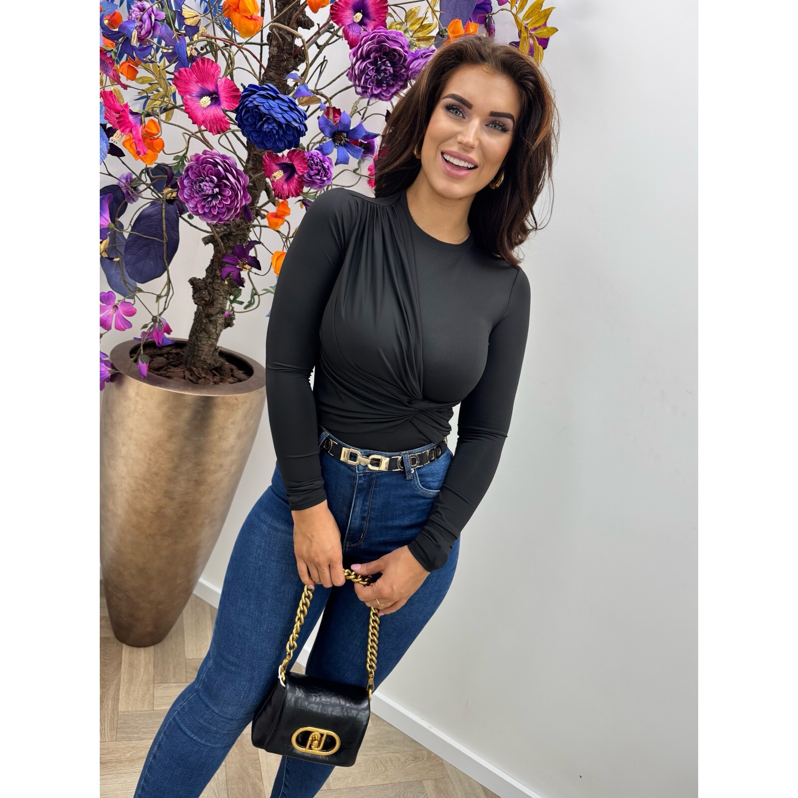 Travel Top Knot By Swan HS8826 Black