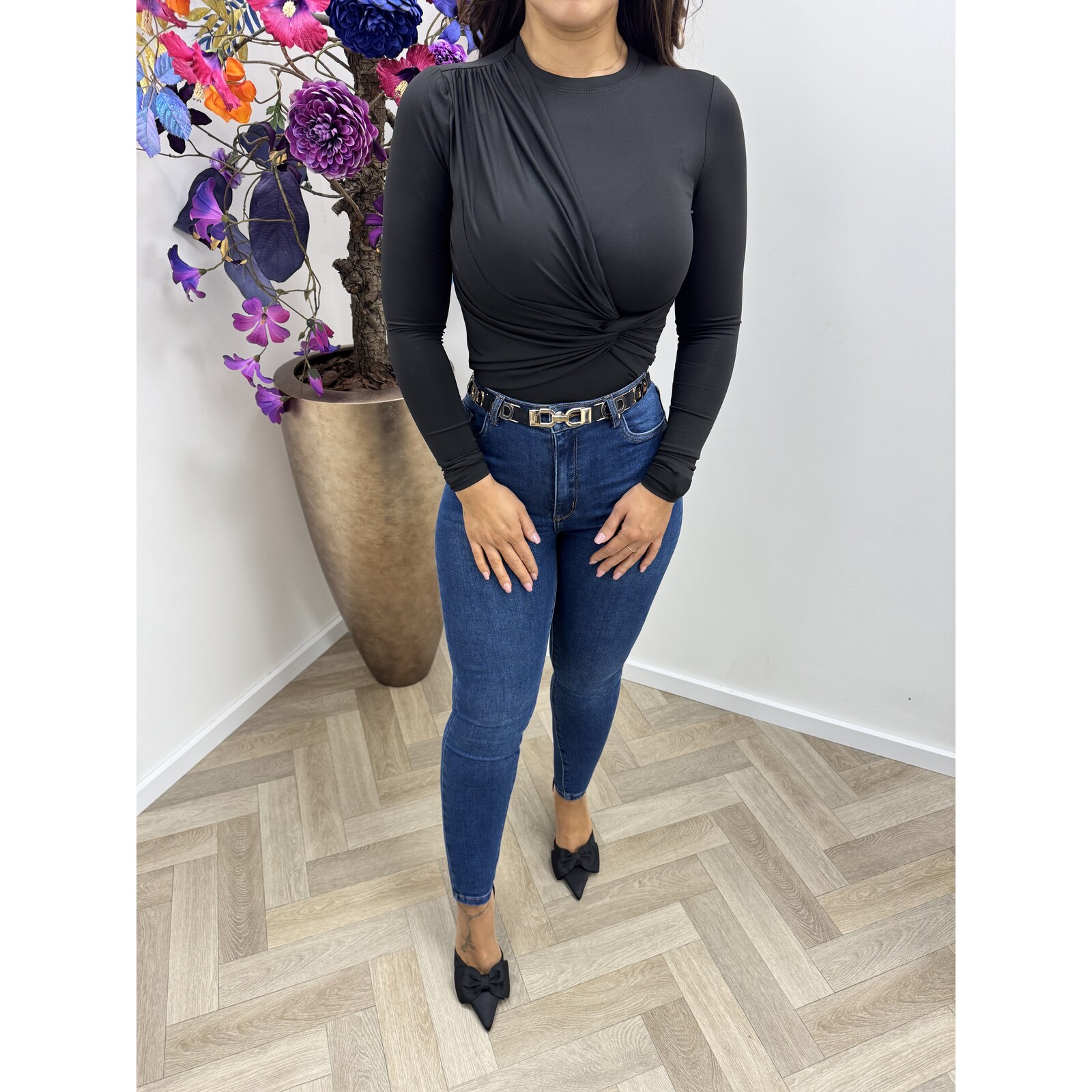 Travel Top Knot By Swan HS8826 Black