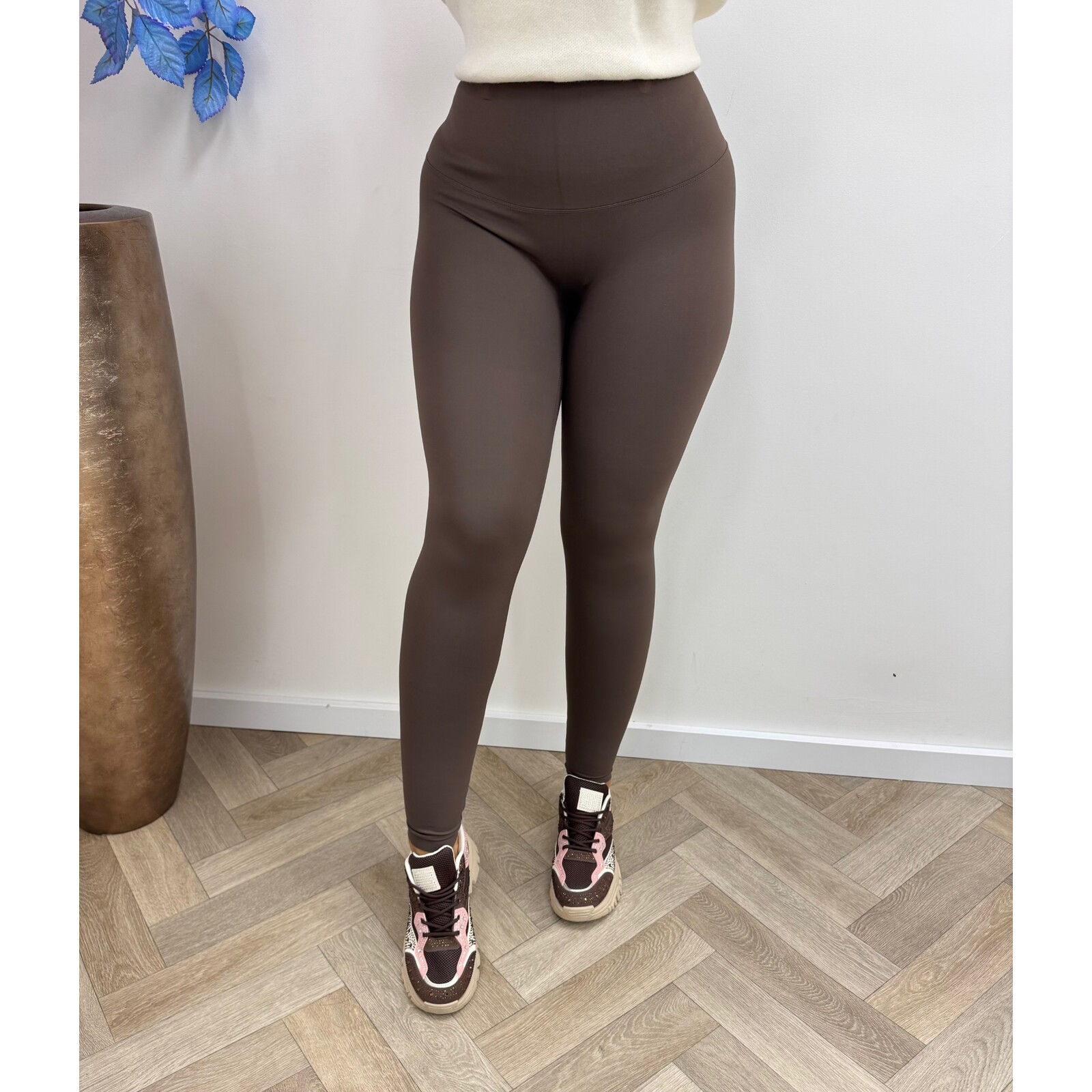 Basic Legging Stretch Choco LM3116
