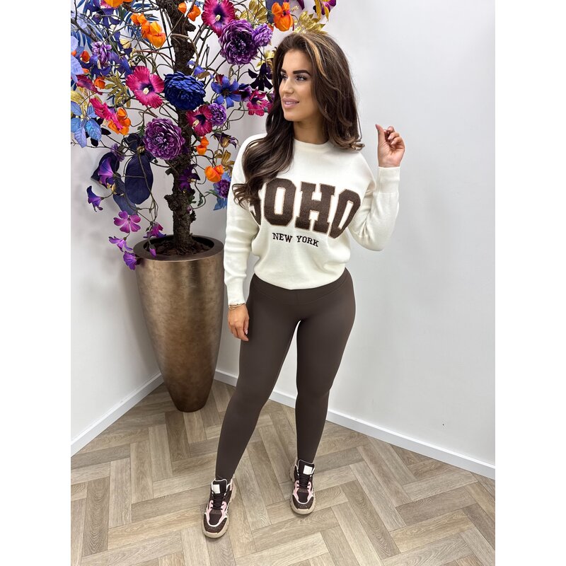 Basic Legging Stretch Choco LM3116