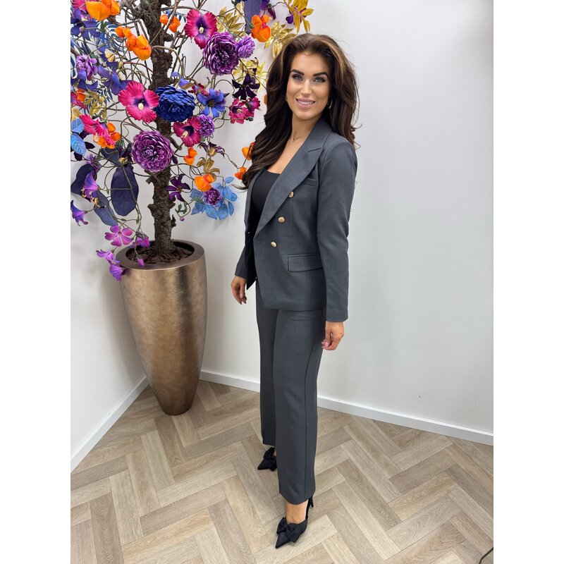 Perfect blazer Button 1550 grey