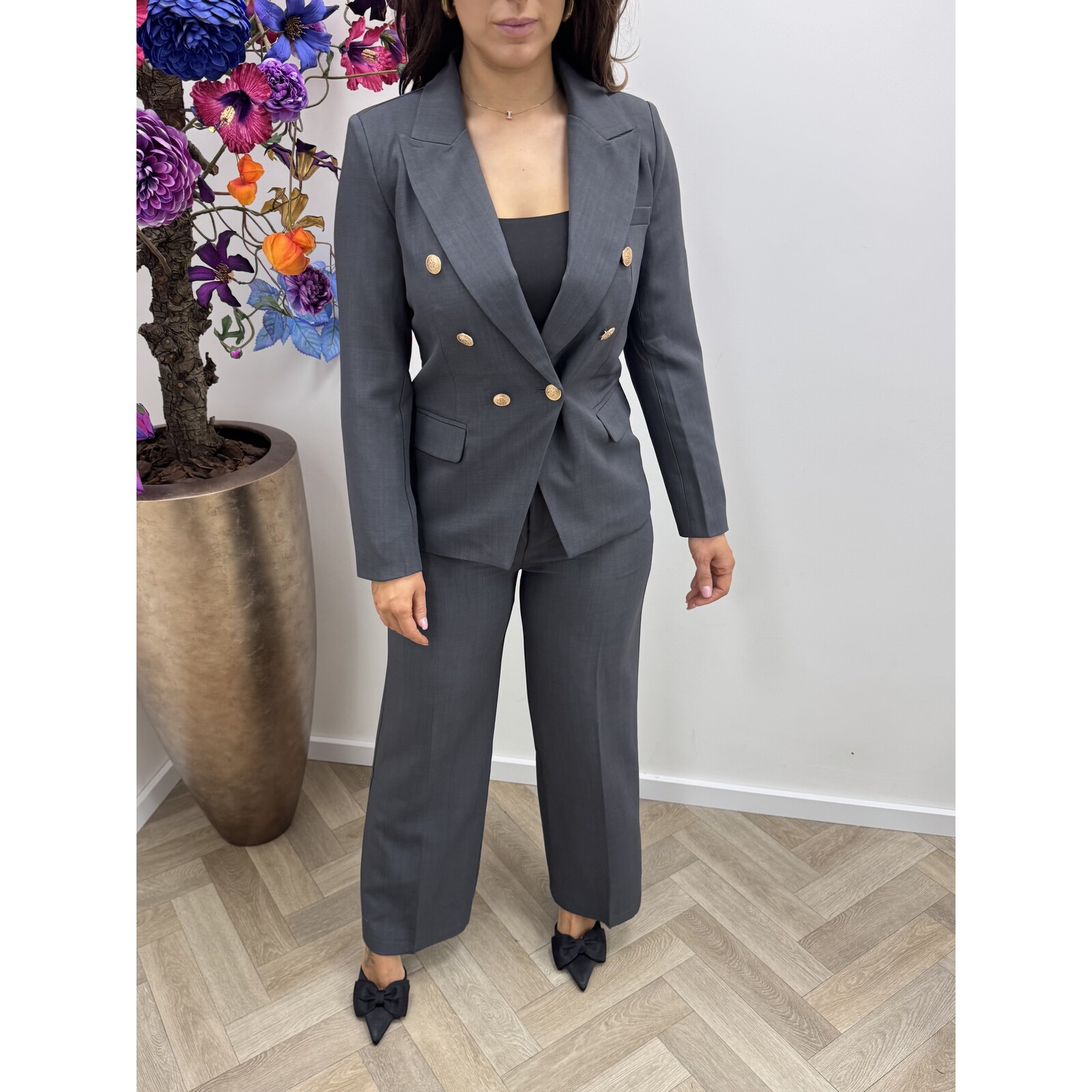 Perfect blazer Button 1550 grey