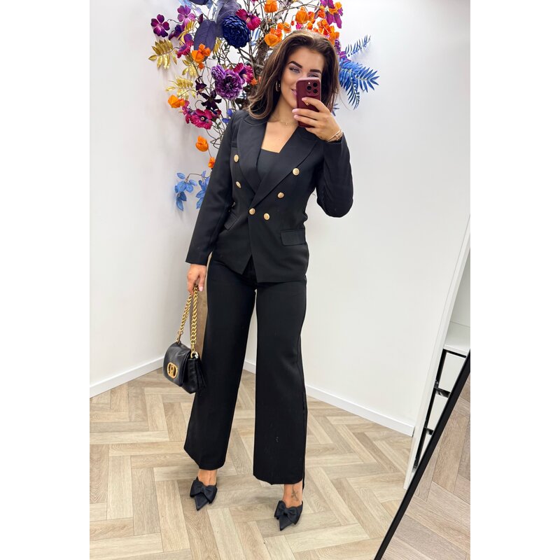 Perfect blazer Button 1550 black