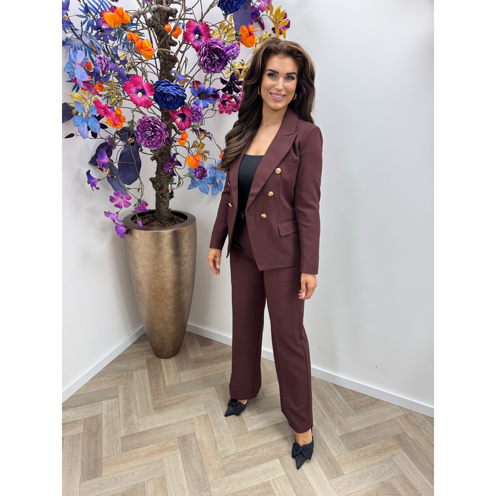 Perfect Blazer Button 1550 Bordeaux