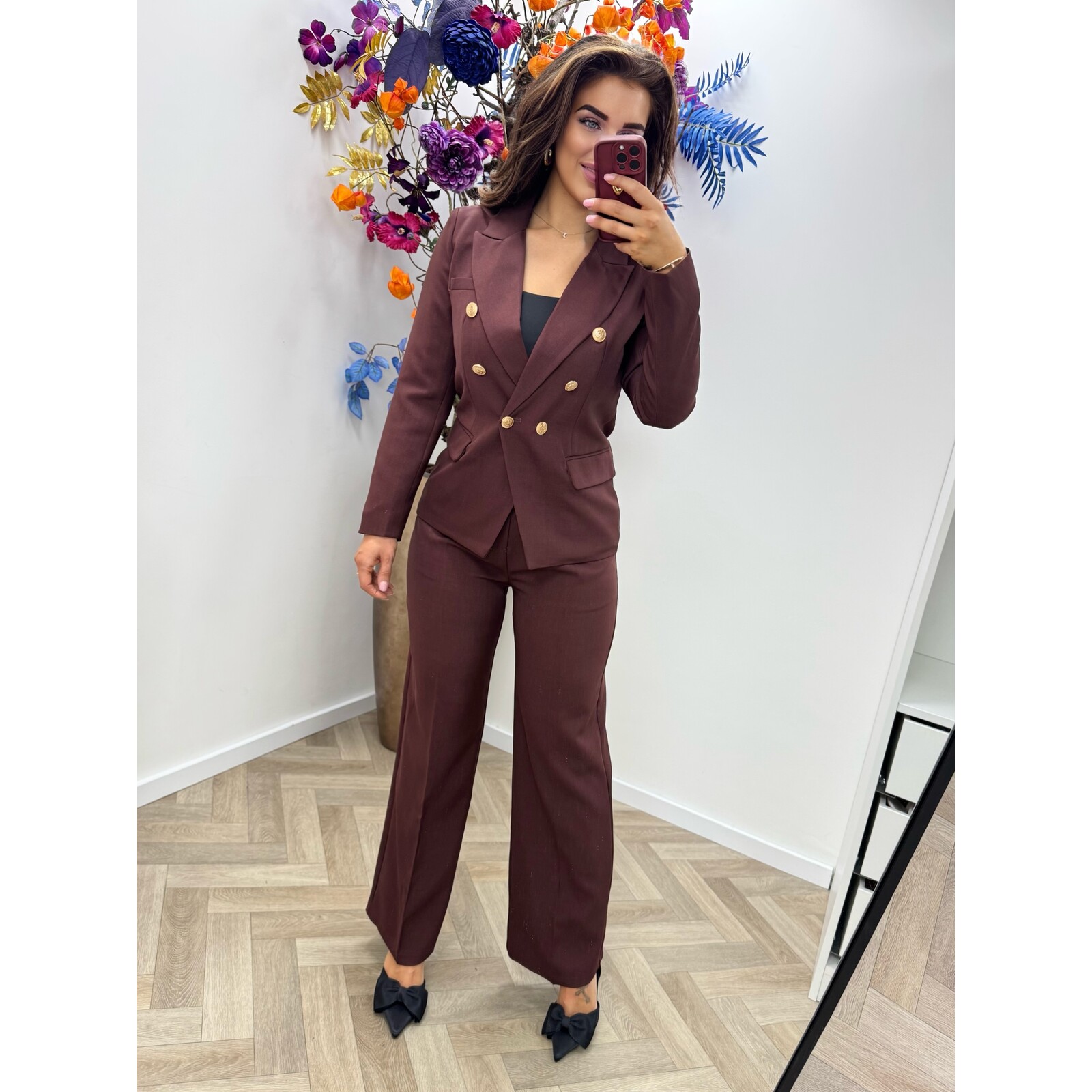 Perfect Blazer Button 1550 Bordeaux