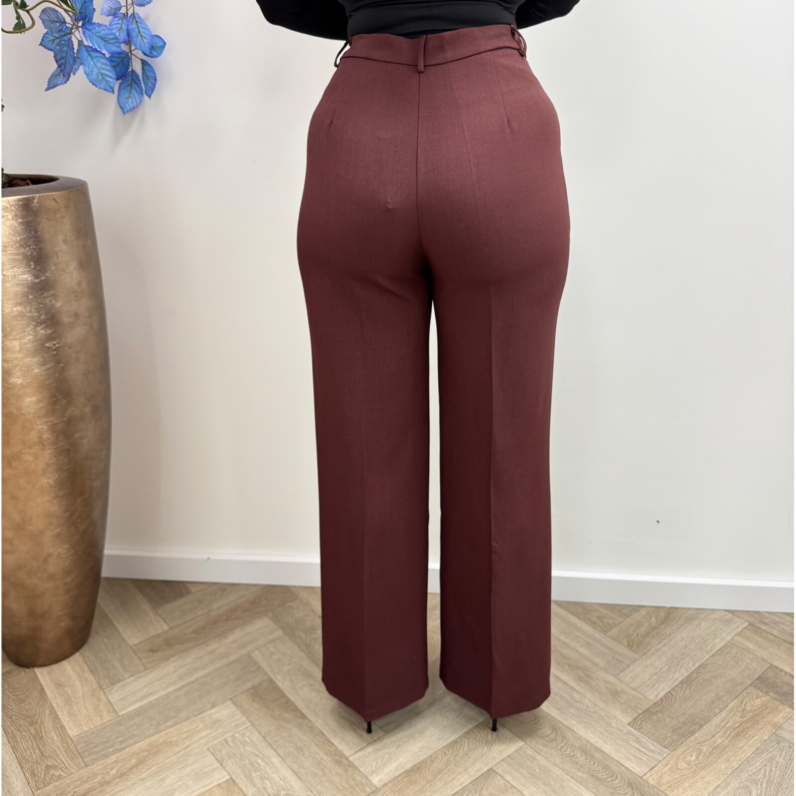 Perfect pants Straight 4550 Bordeaux