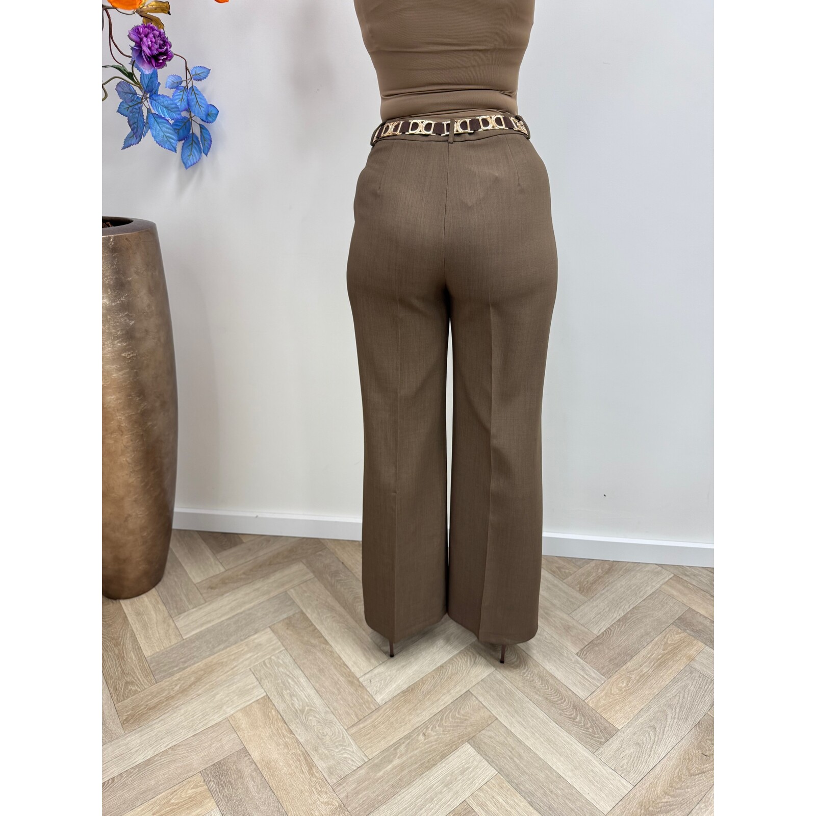 Perfect pants Straight 4550 Choco