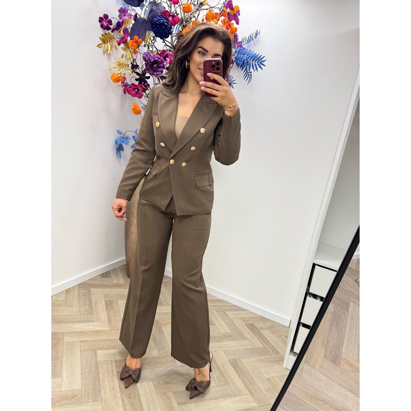 Perfect Blazer Button 1550 Choco