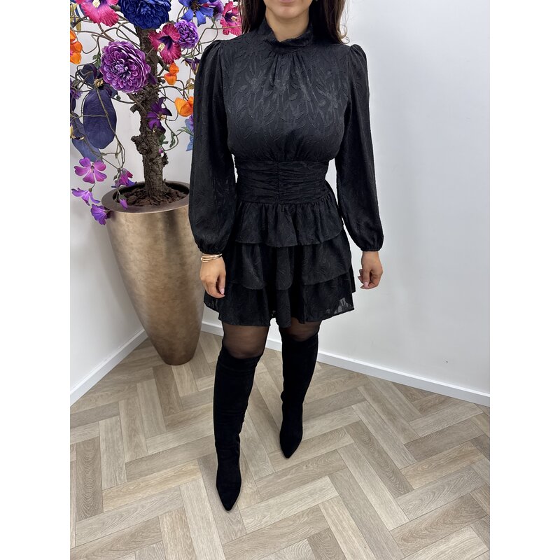 Dress Leyla Ruffle CY5269A Black