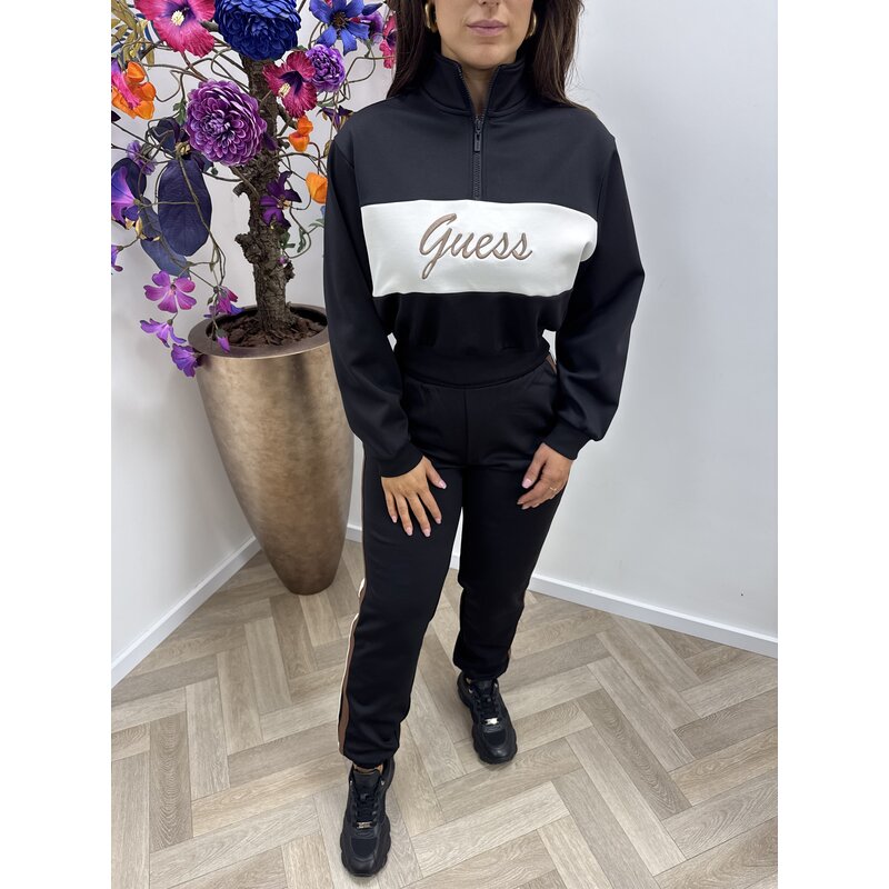 Sweater Fabia half zip Black Guess 817