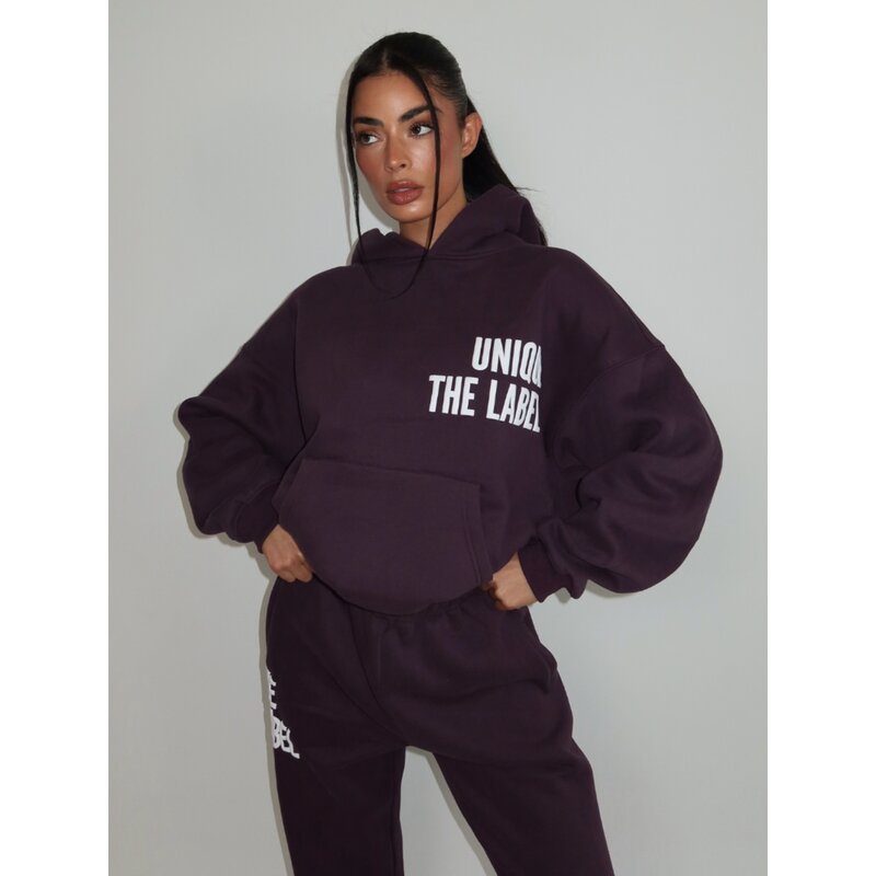 Hoodie Elyana Deep Berry