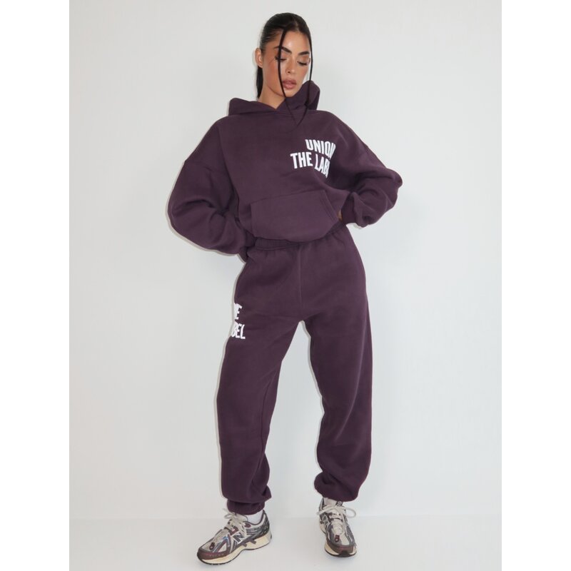 Hoodie Elyana Deep Berry