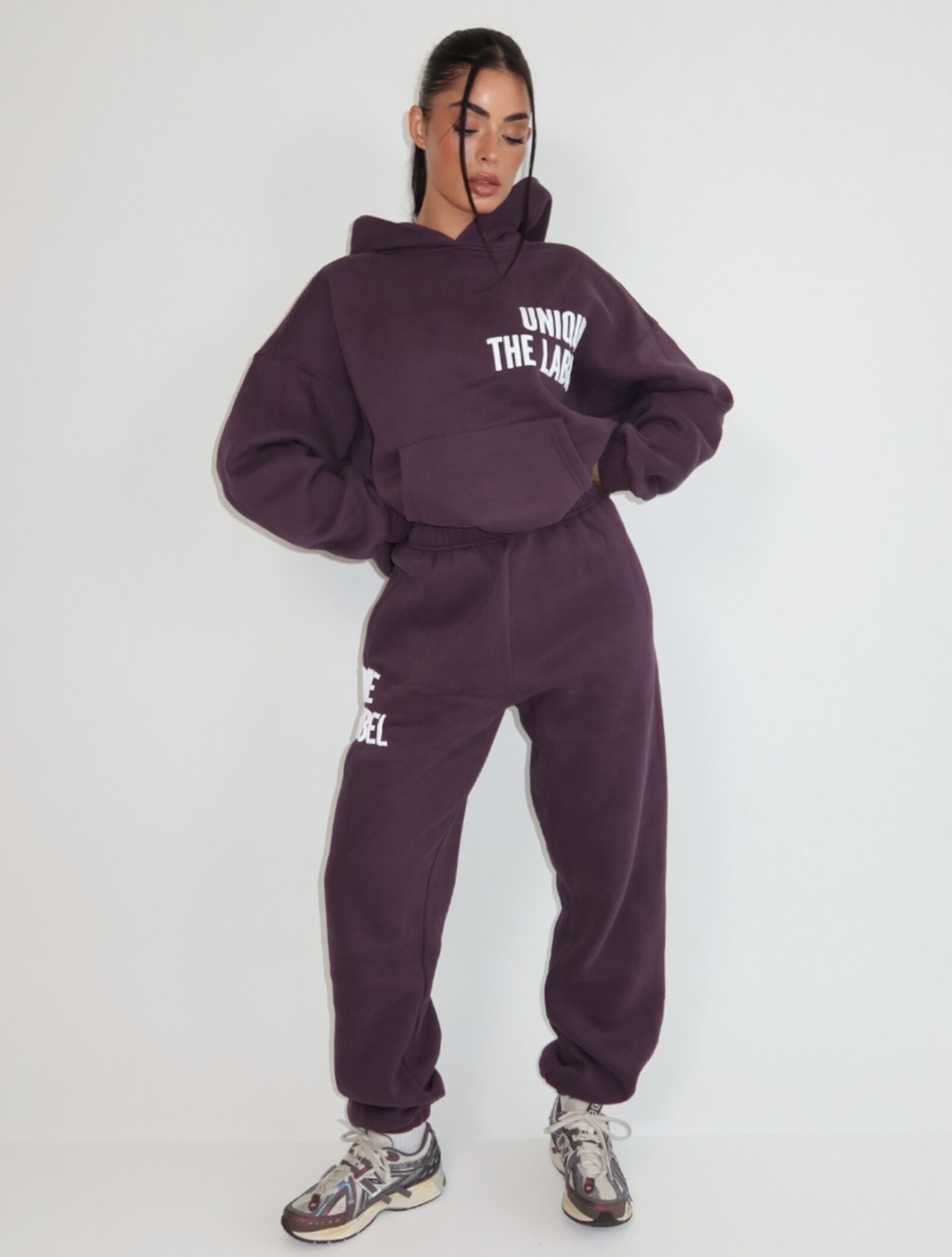 Unique The Label Jogger Elyana Deep Berry