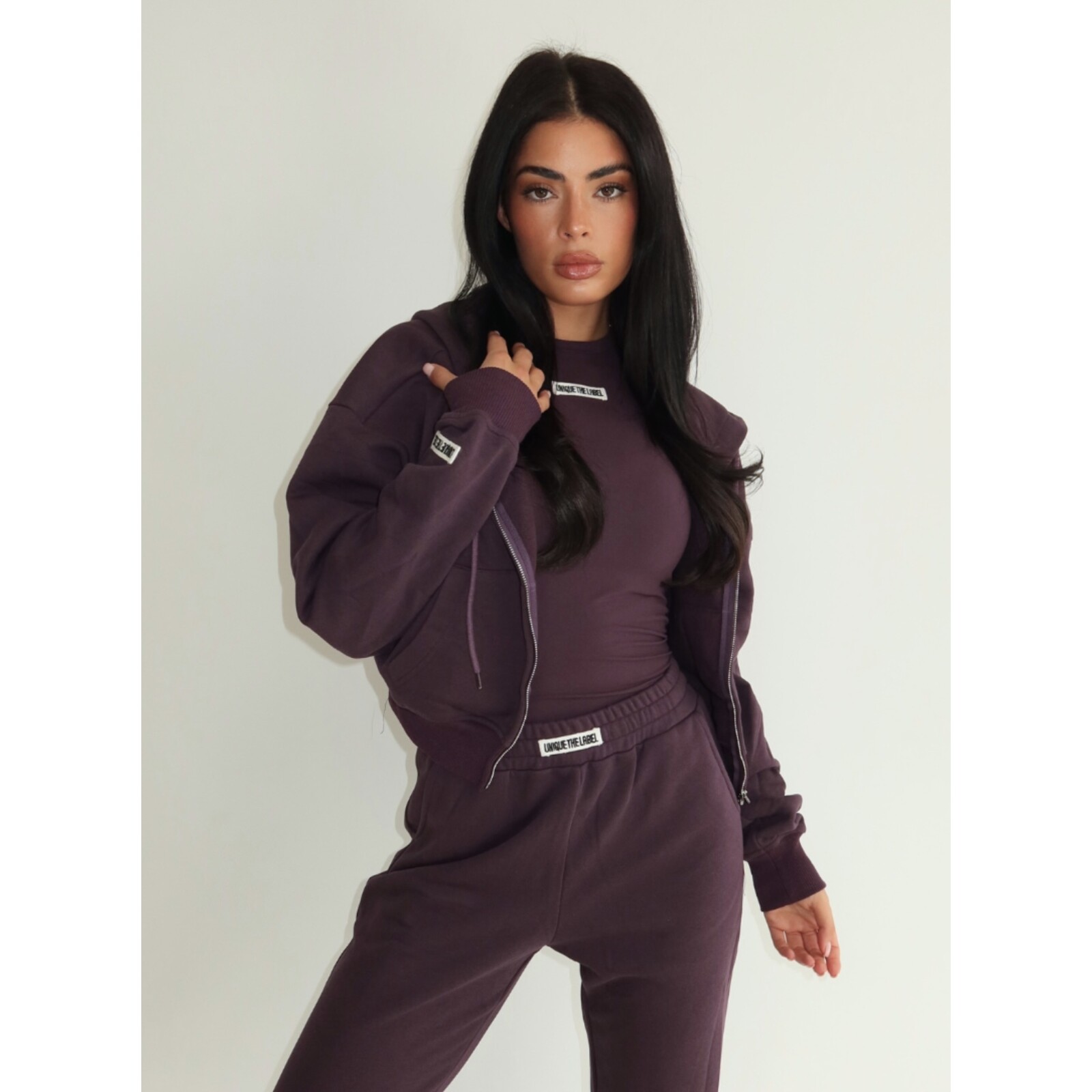 Unique The Label Vest molly Deep Berry