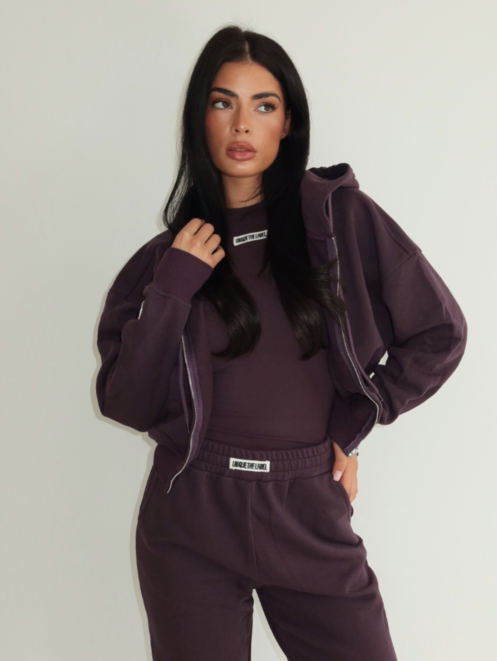 Unique The Label Vest molly Deep Berry