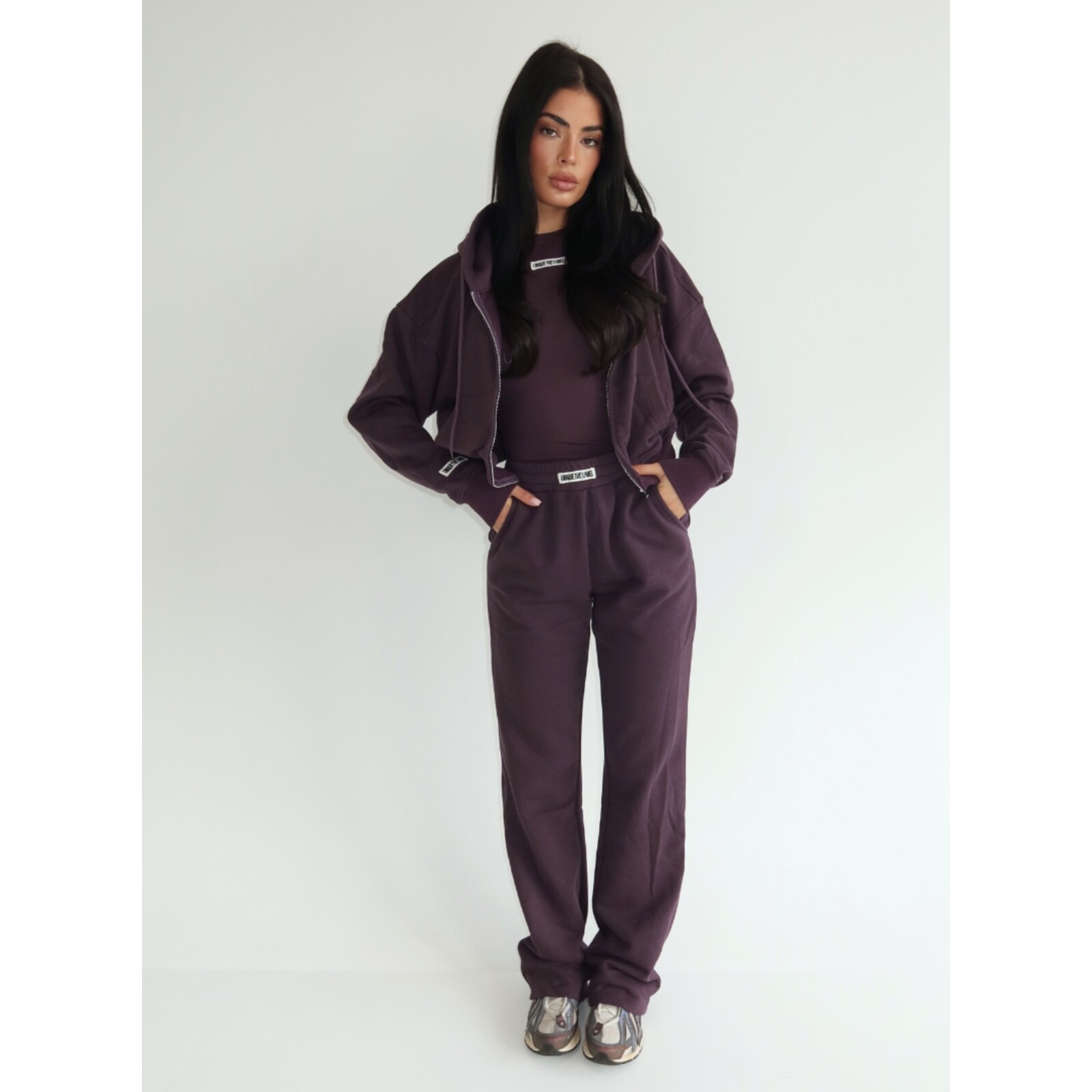 Unique The Label Molly pants Deep Berry