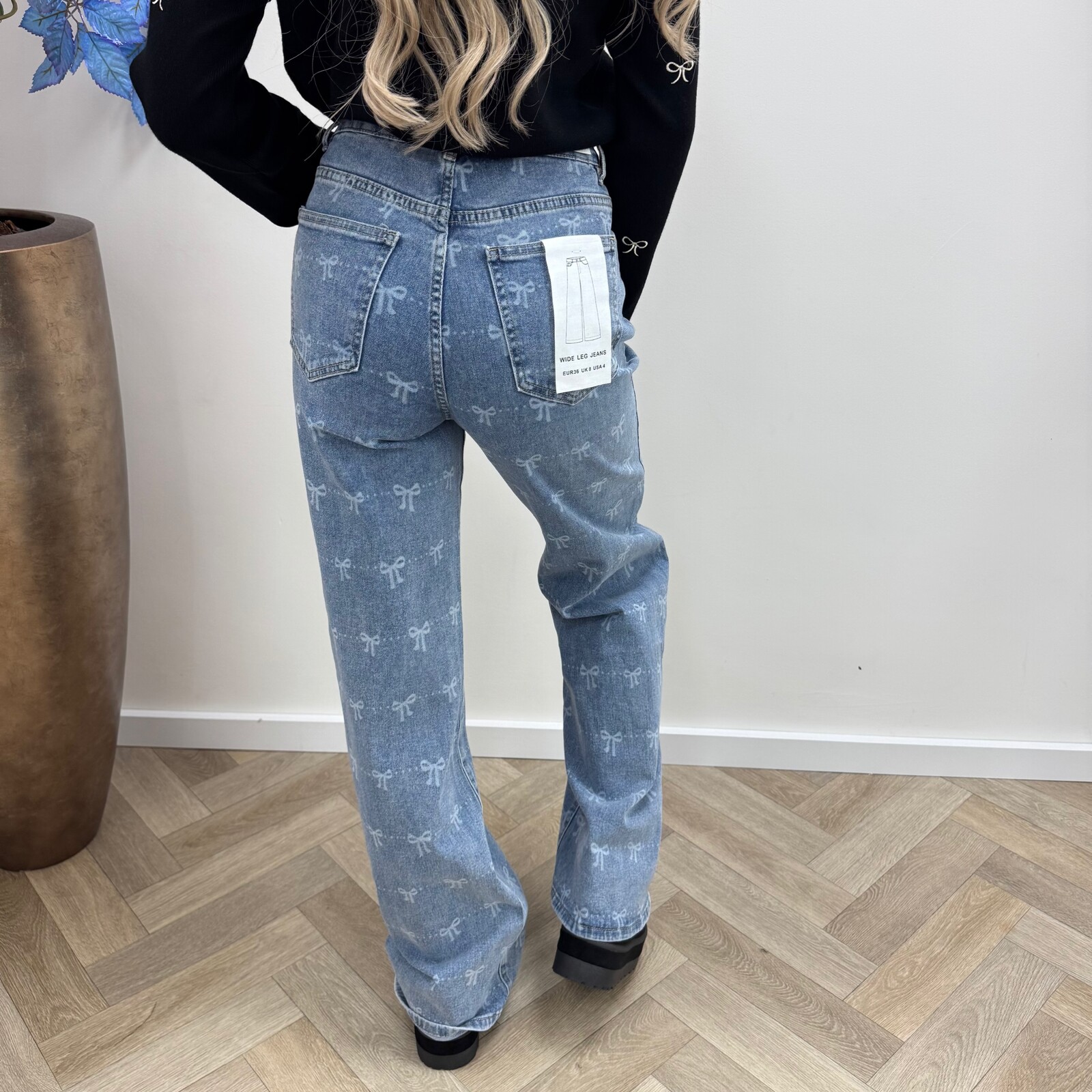Jeans Strikjes Hello Miss Blue HM6748