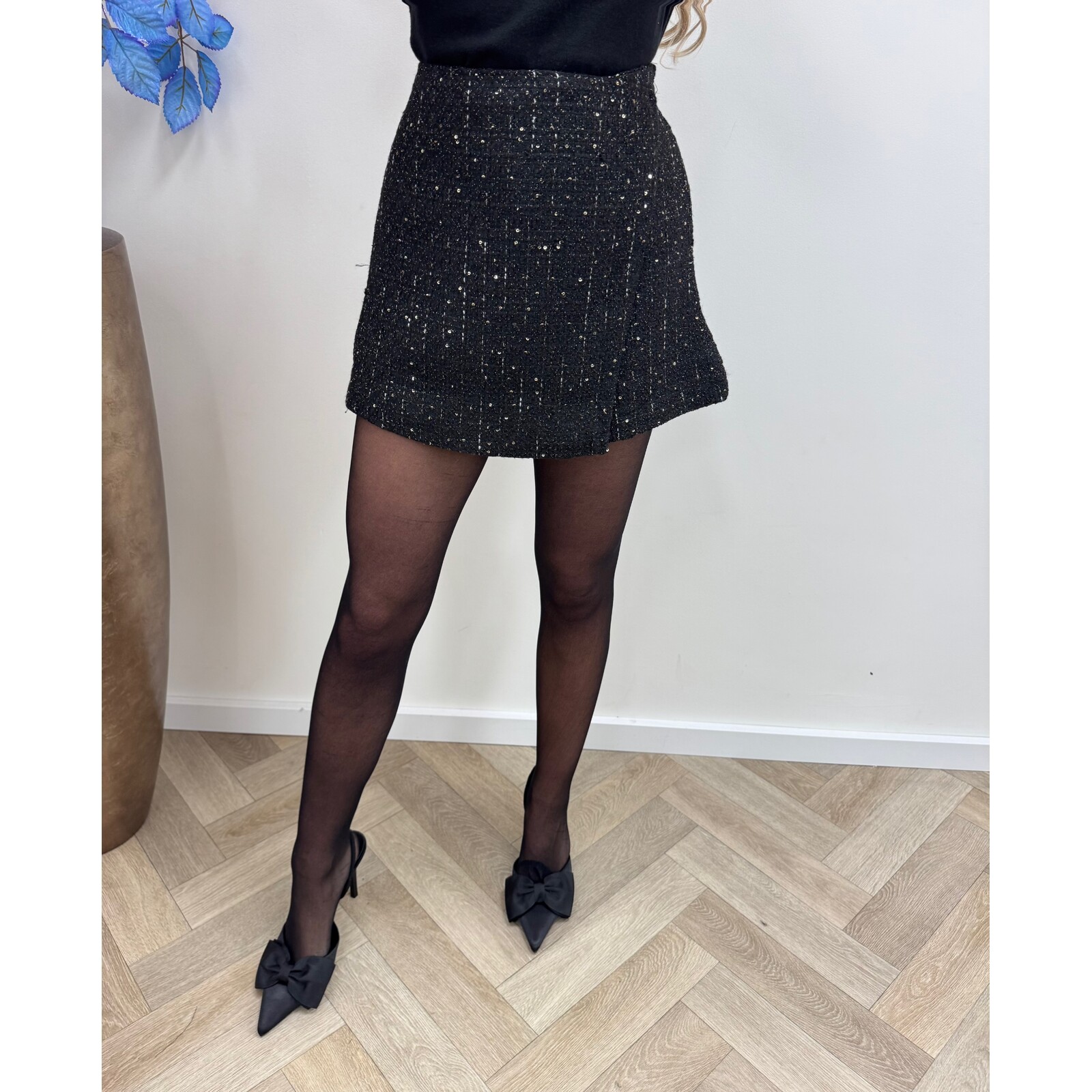 Skort Rosie Lurex Black CY5221