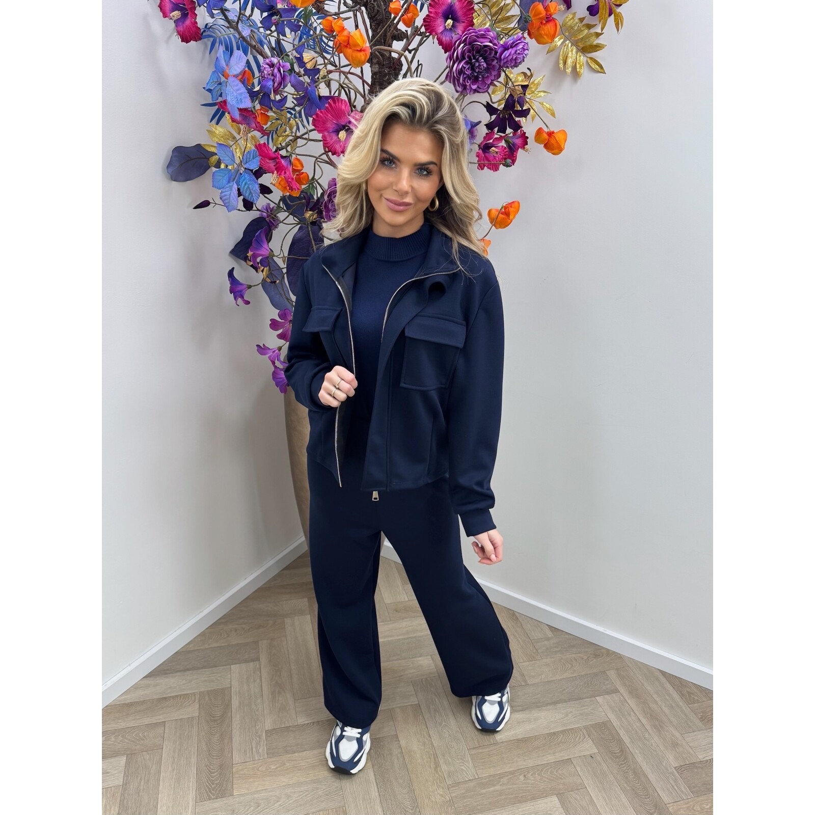 2 Delige Franny Style  Navy