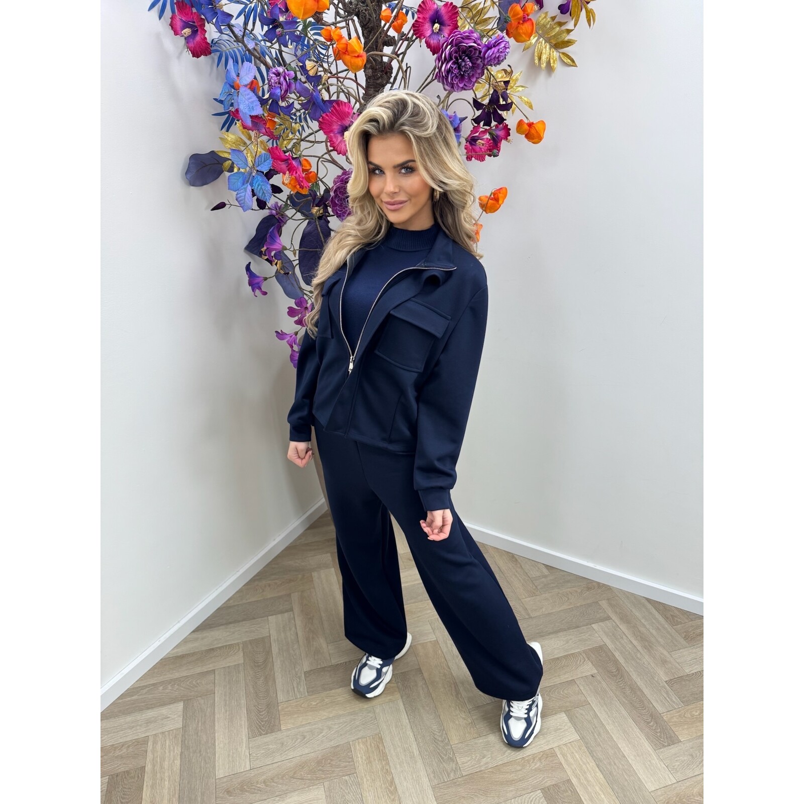 2 Delige Franny Style  Navy