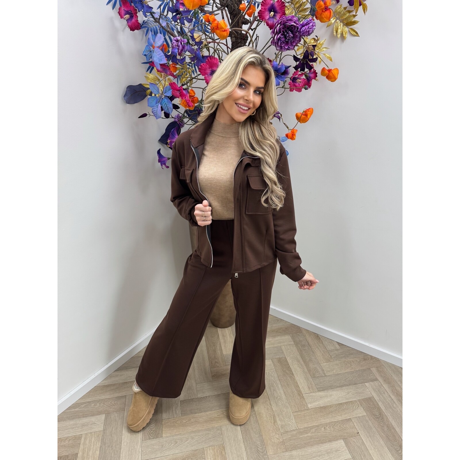 2 Delige Franny Style Choco