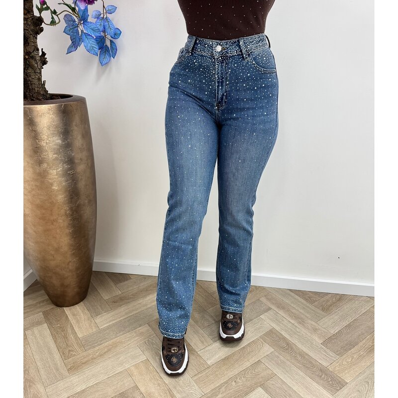Jeans Diamonds Folyrose Blue F2019