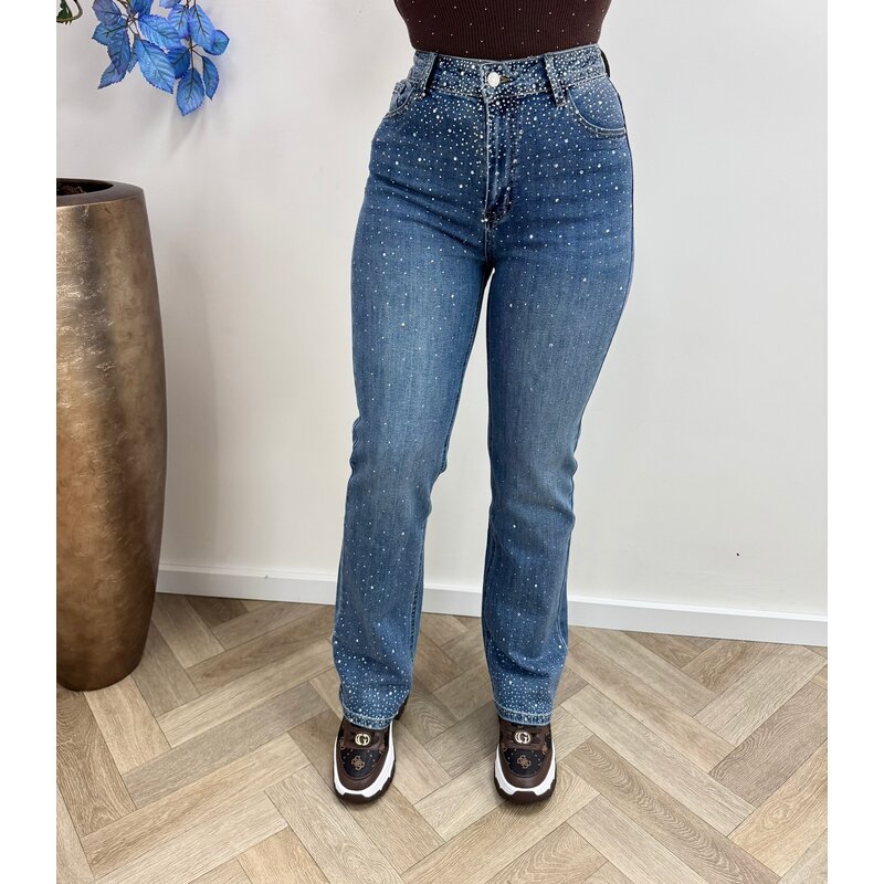 Jeans Diamonds Folyrose Blue F2019