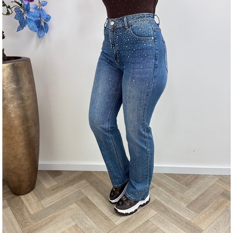 Jeans Diamonds Folyrose Blue F2019