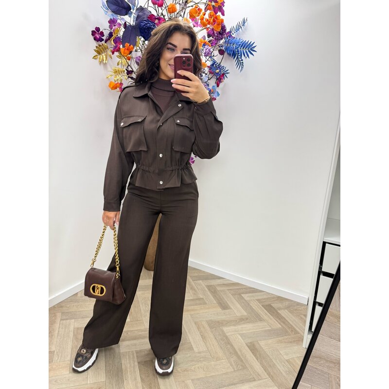 2 delige set Yasmine Choco