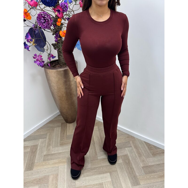 Basic top By Swan HS9963 Bordeaux