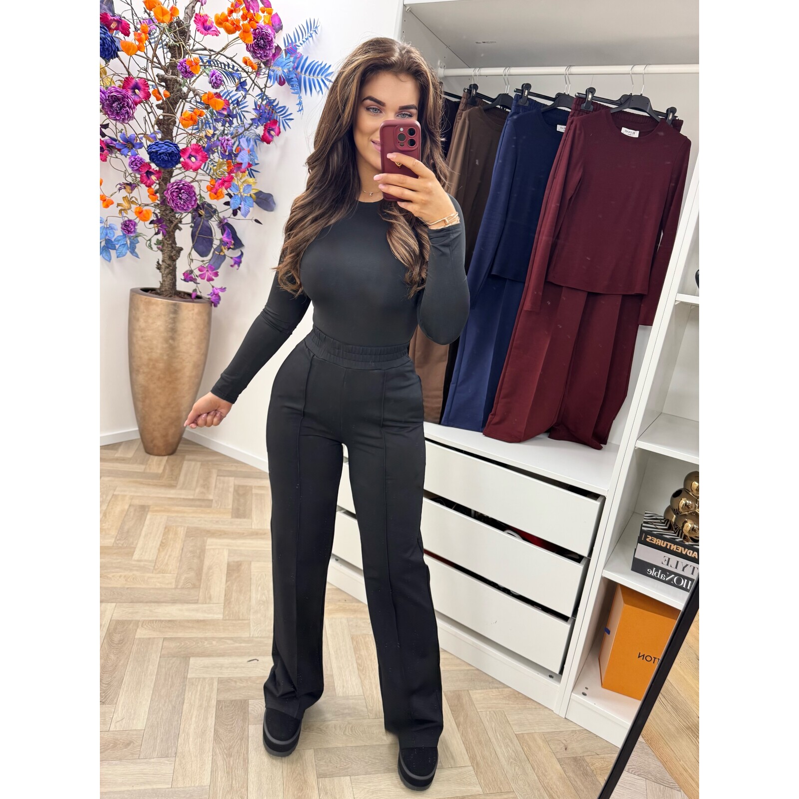 Basic travel body high neck By swan HS6677 Black